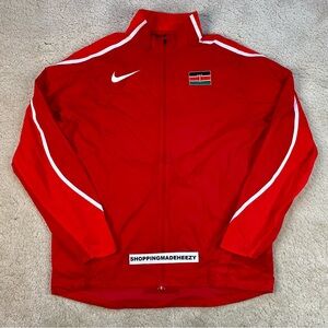 [XL] NIKE PRO ELITE OLYMPIC TEAM KENYA Lightweight Windbreaker Running Jacket